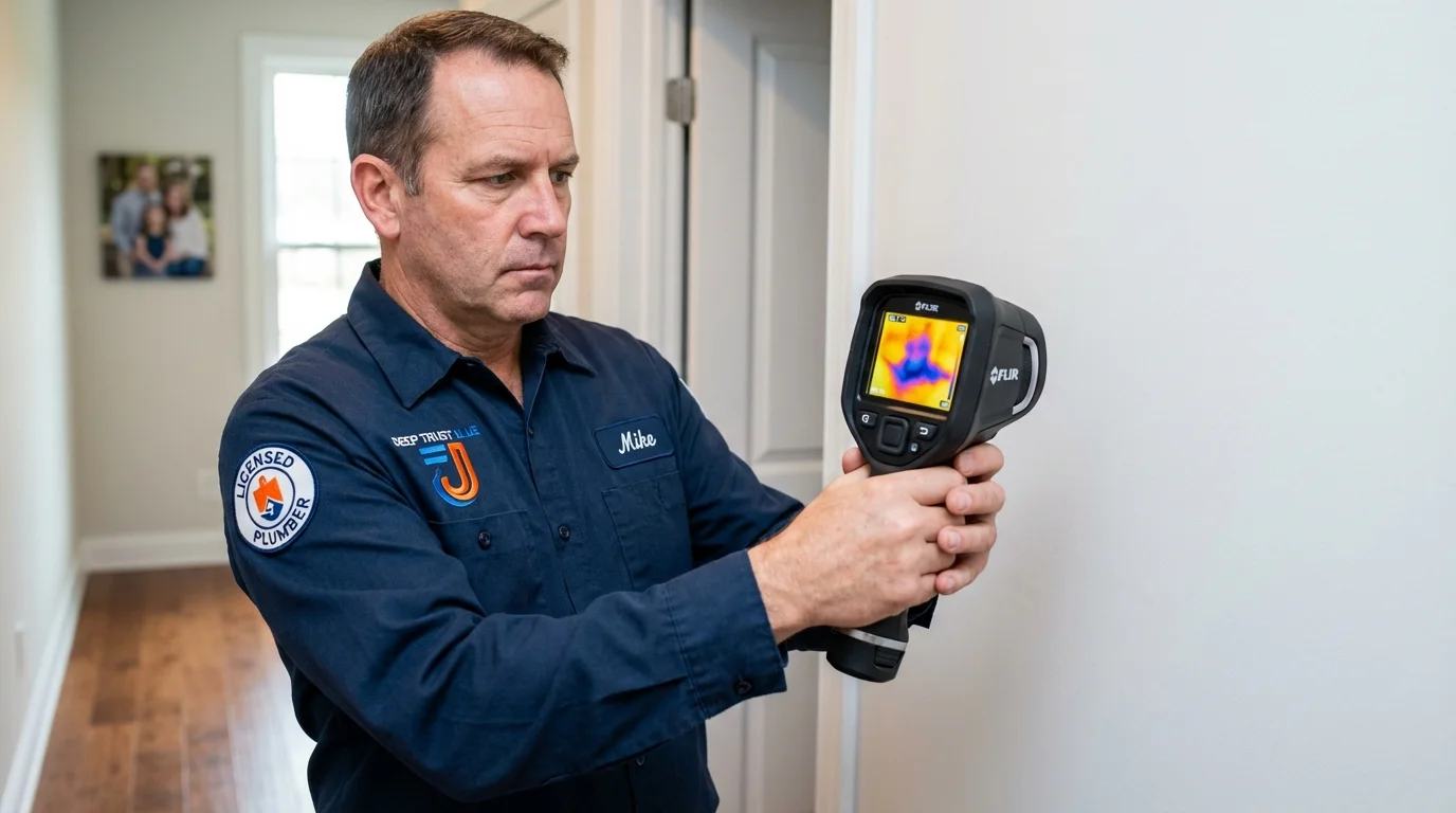 Thermal imaging leak detection by Johns Plumbing LLC in Shepherd